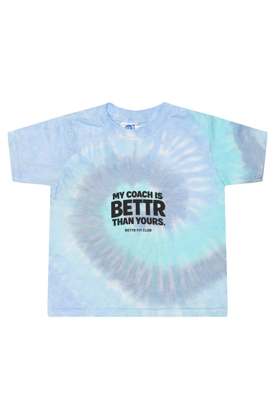 Tie-Dye Cotton Candy Ladies' Cropped T-Shirt