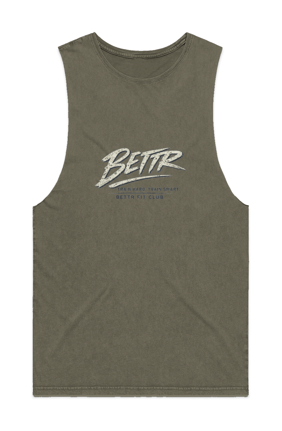 MENS STONE WASH BARNARD TANK